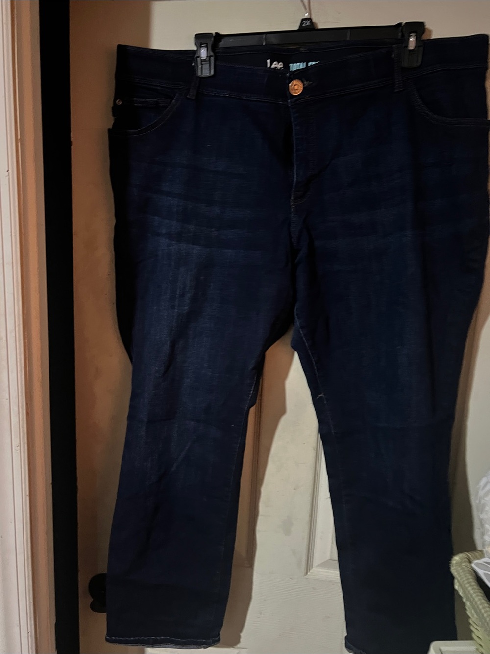 Lee Dark Indigo Straight-Leg Jeans